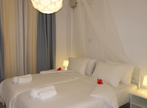 Divers bedroom in louma apartments for scuba divers from Scuba-tech