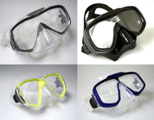 Apeks masks for divers scuba diving in cyprus