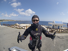 dry suit diver cyprus