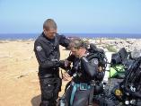 rebreather divers in cyprus