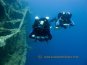 diving the Zenobia on the megalodon rebreather
