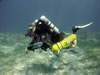 megalodon ccr diver diving rebreather