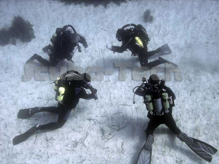 rebreather divers in cyprus training courses